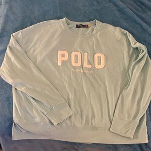 Polo by Ralph Lauren Men's Sky Blue Sweater